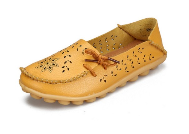 Espadrilles pour femmes Mollie jaune foncé 34