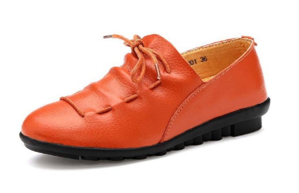Espadrilles pour femmes orange 38,5