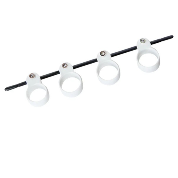 Espansore per Dita Allenatore di Forza per Dita Accessorio in Plastica per Strumenti Musicali Per Chitarra Pianoforte Violino Basso Iniziali bianco