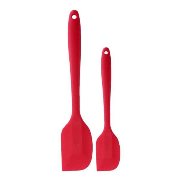 Espátulas de silicona 2 uds. rojo