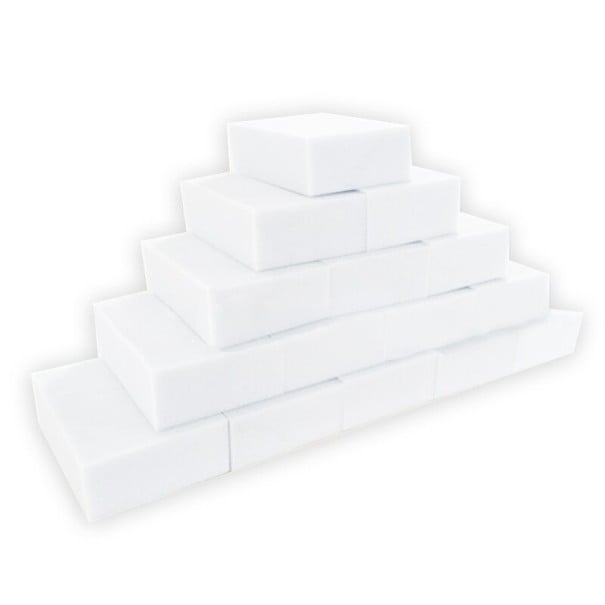 Esponja de melamina multifuncional 50 unid branco