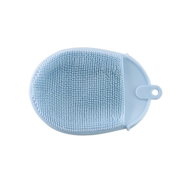 Esponja de silicona para platos azul claro