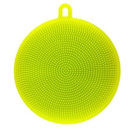 Esponja de silicone para lavar louça J2727 verde