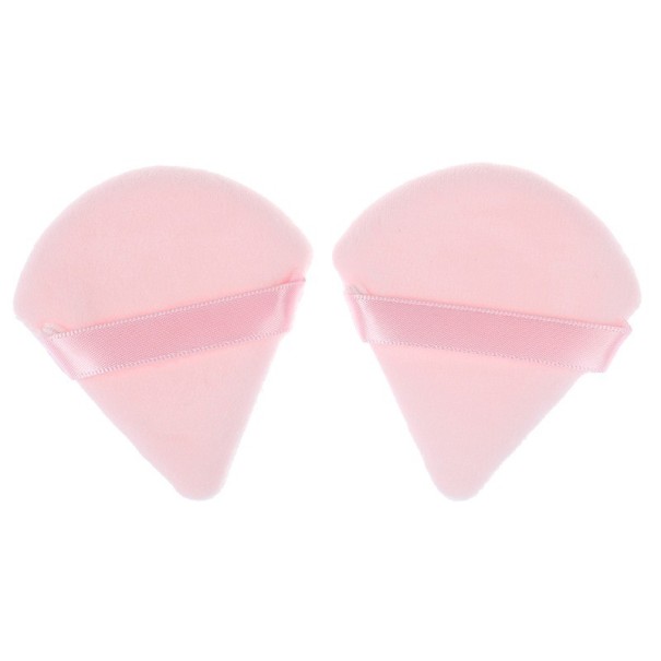 Esponja para polvos 2 uds P3641 rosa