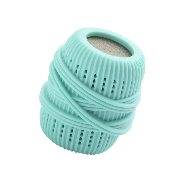 Esponja suavizante para lavadora 7 x 4,5 cm Con borde de silicona Suavizante de telas Lavado sin residuos Esponja suavizante de telas turquesa