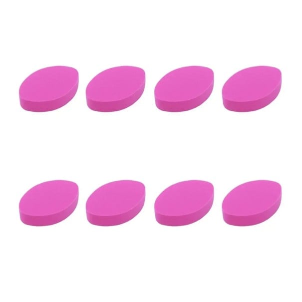 Esponjas de práctica para el mapeo de pestañas 7,5 x 2 cm Herramientas reutilizables para la extensión de pestañas Entrenamiento en la forma rosa