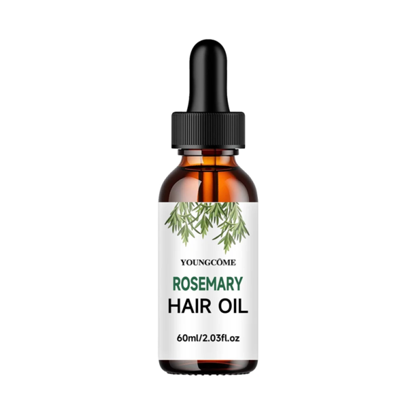 Essentiële olie van rozemarijn voor haargroei 60 ml Voeding van haarwortels Anti-haaruitval Voor mannen en vrouwen Herstelt beschadigd haar 1