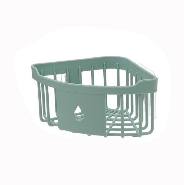 Estantería de baño autoadhesiva verde