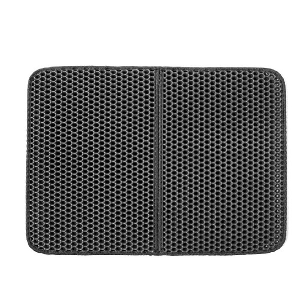 Esterilla para arena de gatos 40 x 55 cm gris