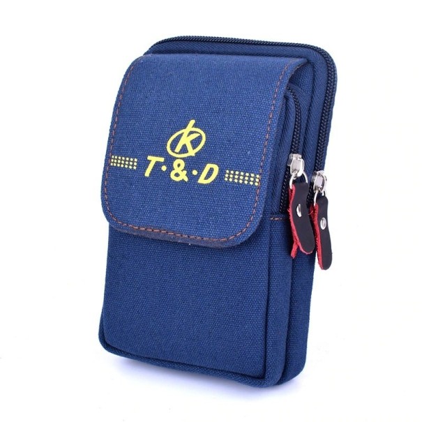 Estojo de viagem masculino T801 azul