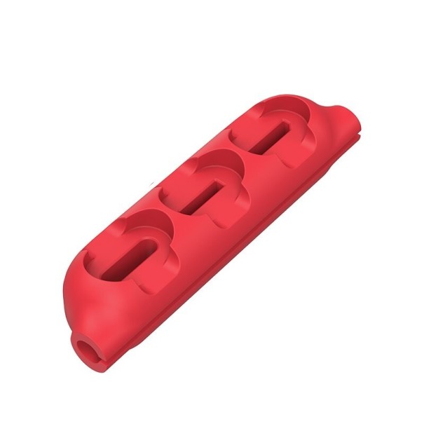 Estojo portátil para conectores magnéticos vermelho