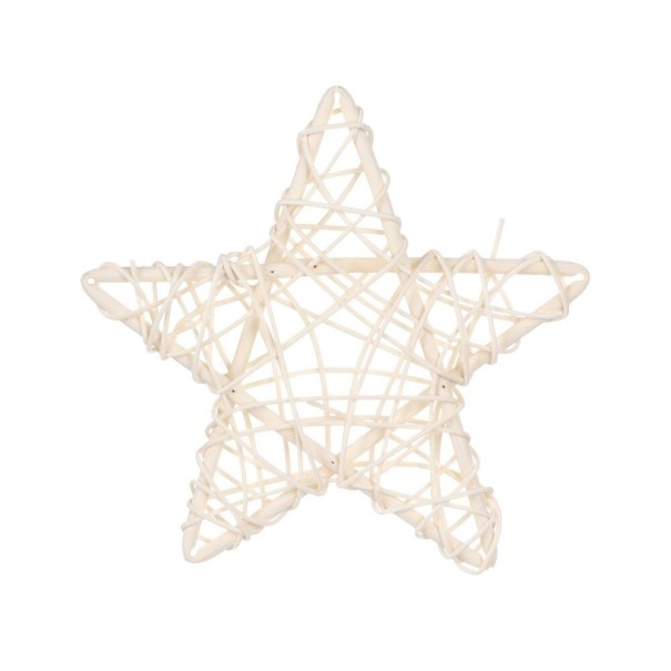 Estrella decorativa de ratán 14,5 cm
