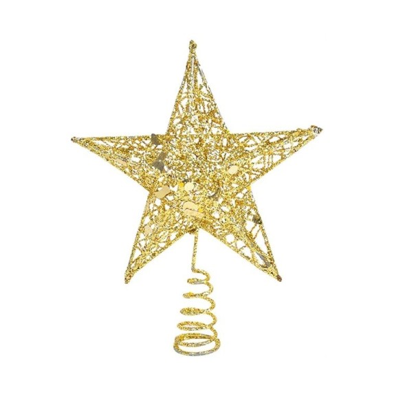 Estrella navideña 17,5 x 15 cm dorado