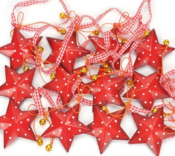 Estrellas decorativas 12 uds. 3