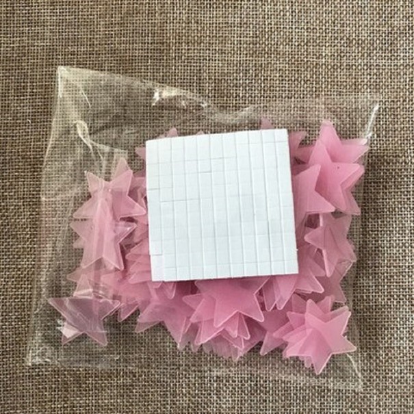 Estrellas luminosas adhesivas para pared 100 uds 3