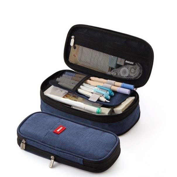 Estuche de papelería P3579 azul oscuro