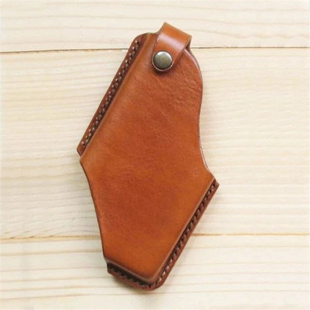 Estuche de piel para hombre T724 café L