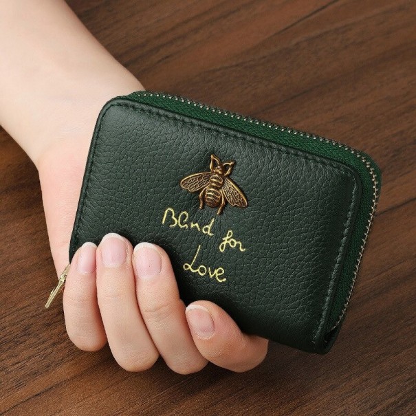 Estuche de viaje para mujer T1007 verde oscuro