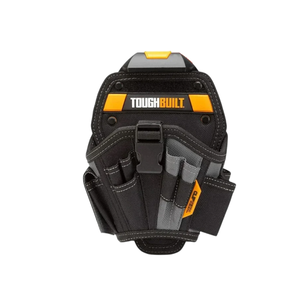 Estuche grande para taladro con cinturón Bolsa de herramientas de liberación rápida Estuche reforzado para taladro de mano Estuche portátil Construcción duradera 1