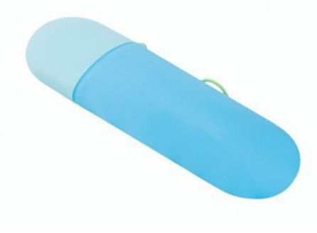 Estuche para cepillos de dientes y pasta de dientes J2244 azul