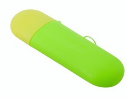 Estuche para cepillos de dientes y pasta de dientes J2244 verde