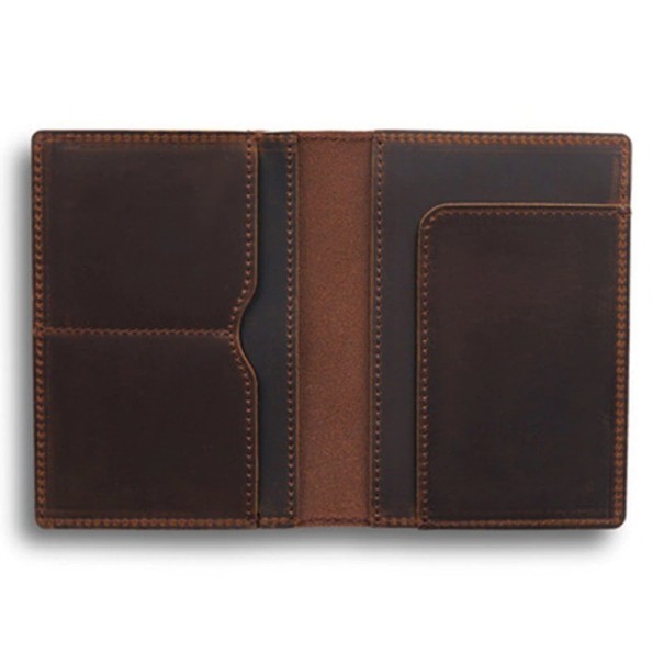 Estuche para documentos de viaje para hombre T1002 marrón