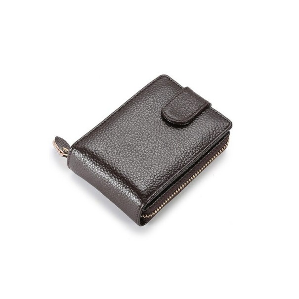 Estuche para documentos de viaje para hombre T1019 café
