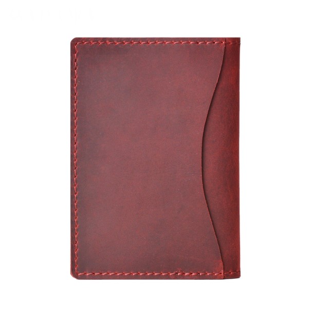 Estuche para documentos de viaje para hombre T1079 burdeos