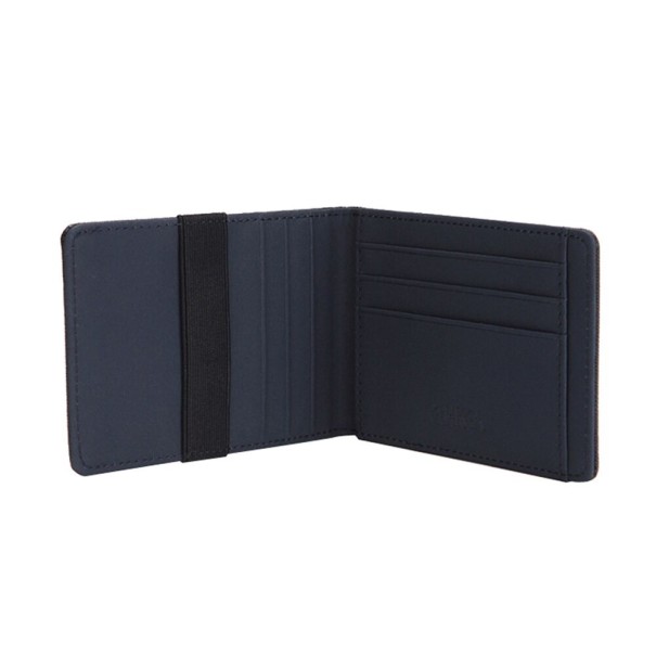 Estuche para documentos de viaje para hombre T979 azul oscuro