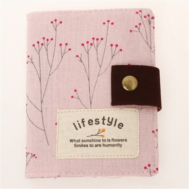 Estuche para documentos de viaje para mujer T1017 rosa