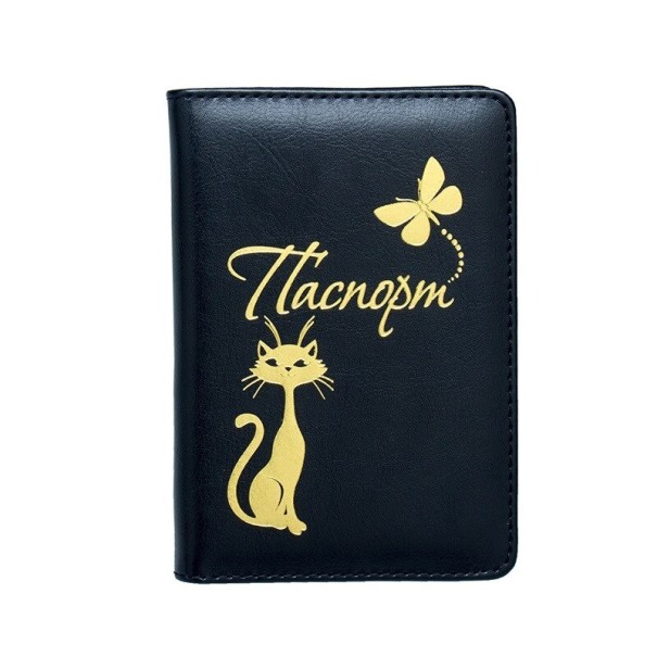 Estuche para documentos de viaje para mujer T1098 negro