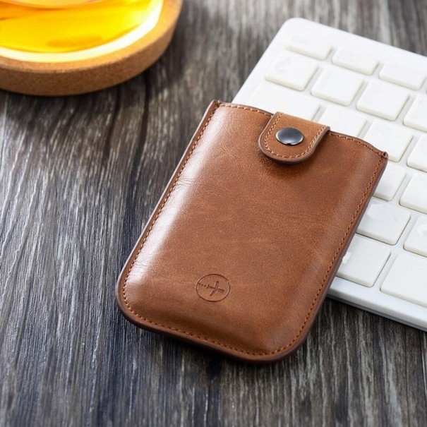 Estuche para documentos de viaje T1030 marrón