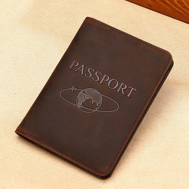Estuche para documentos de viaje T1072 café