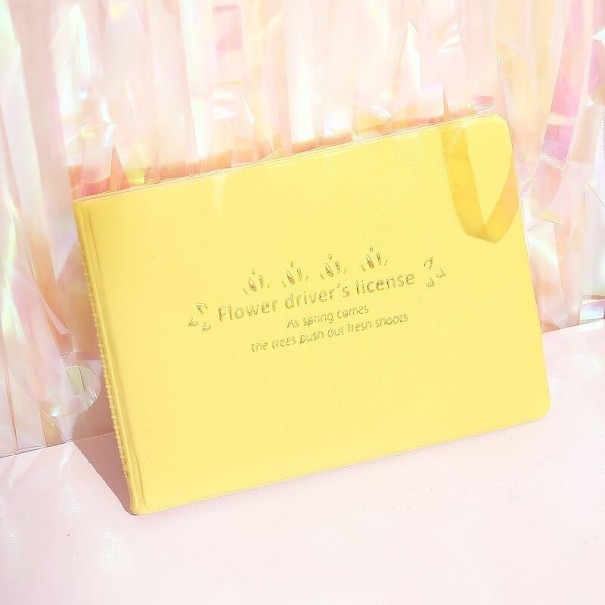 Estuche para documentos de viaje T1096 amarillo