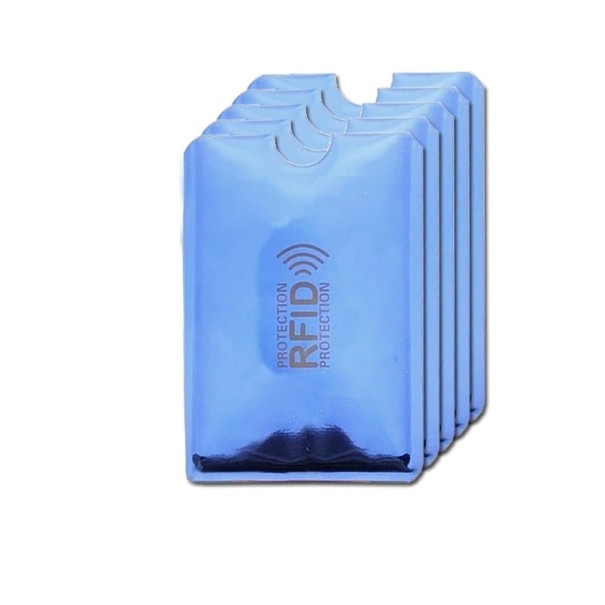 Estuche para documentos de viaje T946 azul 5 uds.