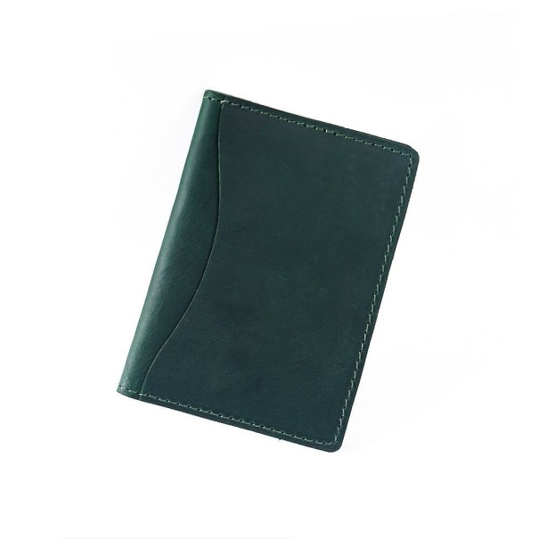 Estuche para documentos de viaje T974 verde oscuro