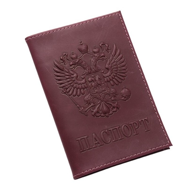 Estuche para documentos de viaje T977 burdeos