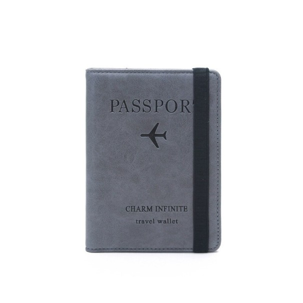 Estuche para documentos de viaje T982 gris