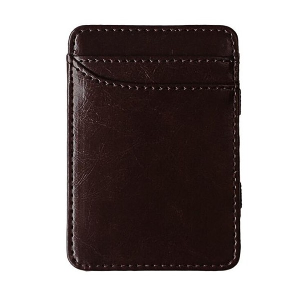 Estuche para tarjetas y billetes para hombre M176 marrón oscuro