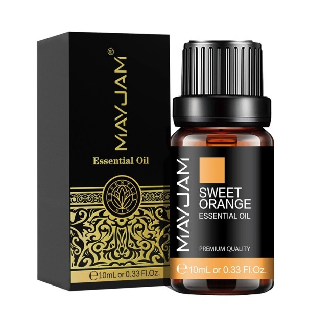 Eterisk olja 10 ml Kvalitetsaromolja för diffusor och aromlampa Doft för ljustillverkning Naturlig doft Avslappning Hemaromaterapi SweetOrange