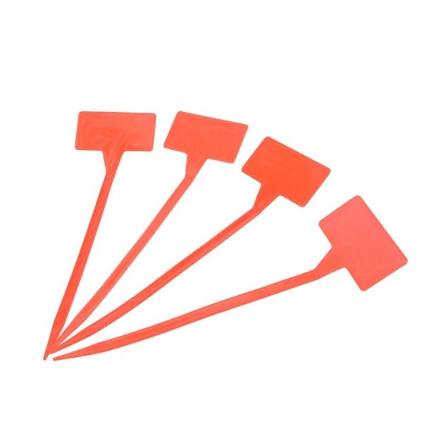 Etichete pentru caneluri de grădină roșu 5 buc