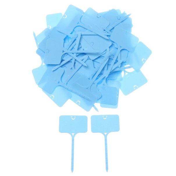 Etichette da piantare per vasi 100 pz azzurro
