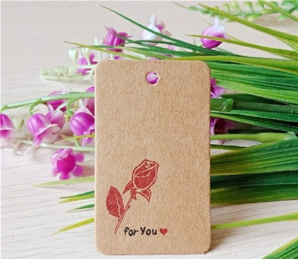 Etichette regalo con scritta 100 pz 14