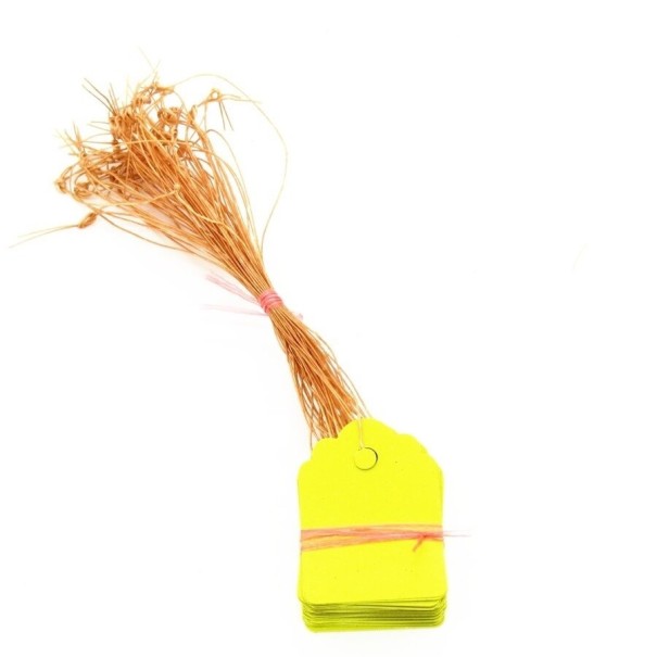 Etiquetas para plantas 100 uds C925 amarillo
