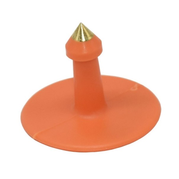 Étiquettes auriculaires pour animaux de ferme 100 pcs rouge