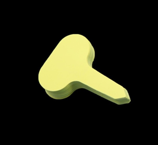 Étiquettes de jardin - 50 pièces jaune