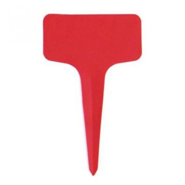 Étiquettes de plantation 50 pcs rouge