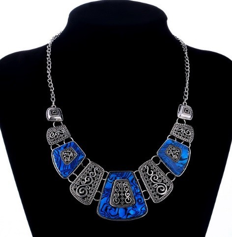Etniskt halsband för kvinnor J543 8