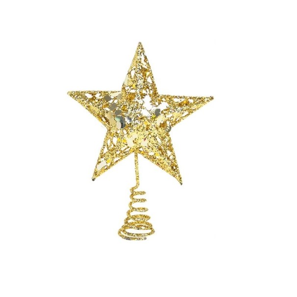 Étoile de Noël 15 x 12 cm doré