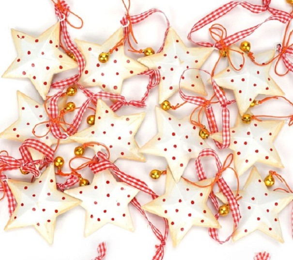 Étoiles décoratives 12 pcs 2